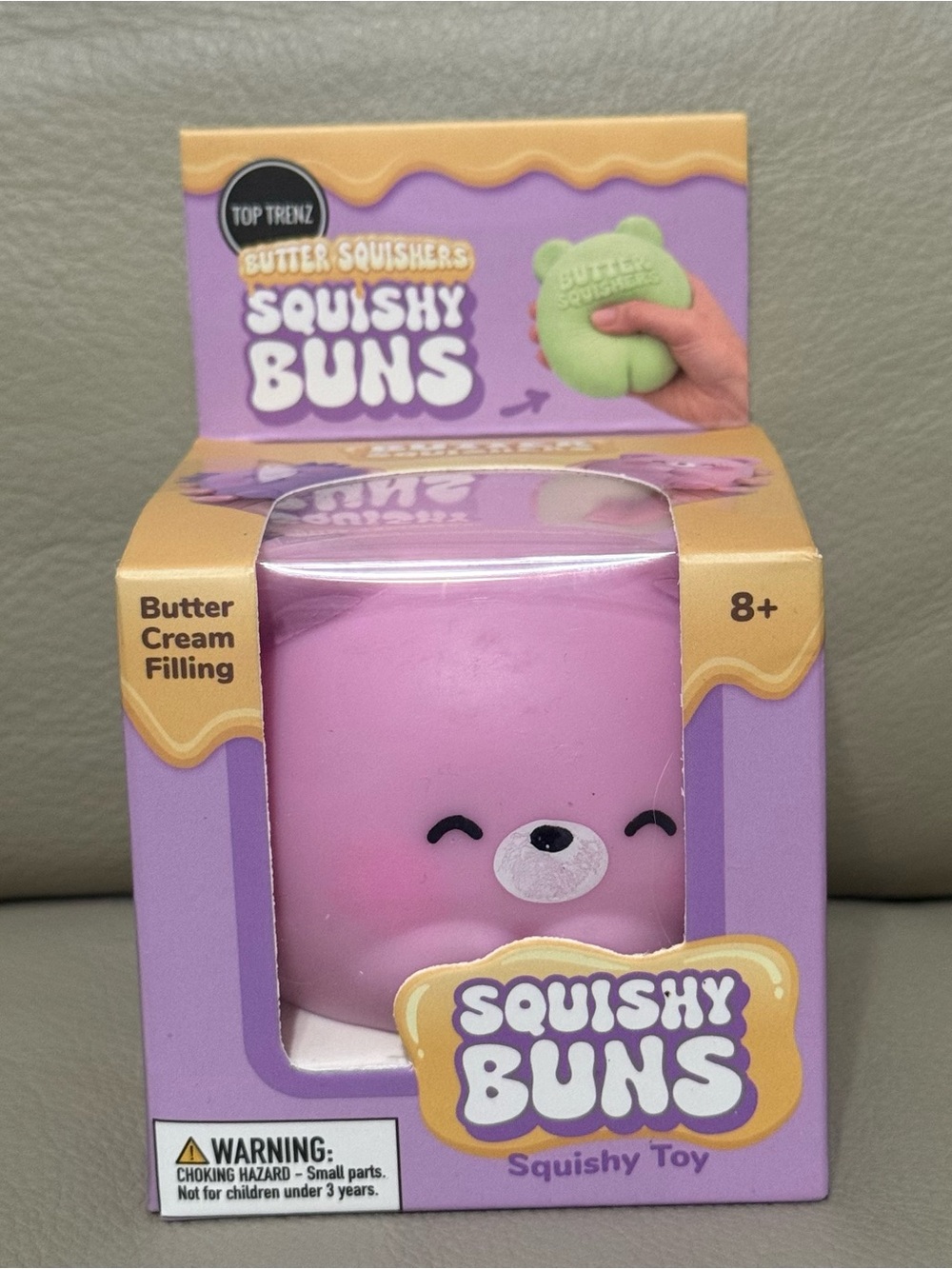 Top Trenz Butter Squishers Butter Cream Filling Squishy Buns Penny the Pink Bear